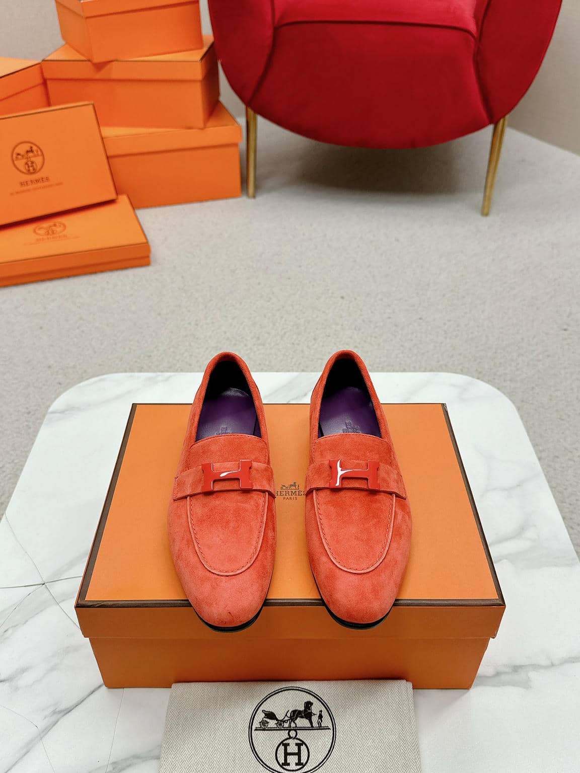 Hermes Loafer Ｈ-18